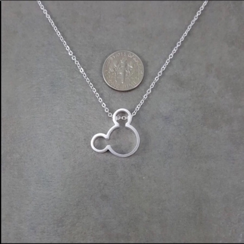 💕Mickey Mouse Silhouette Necklace - NEW💕